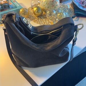 Claudia Firenze Italian Genuine Leather Suede Bag